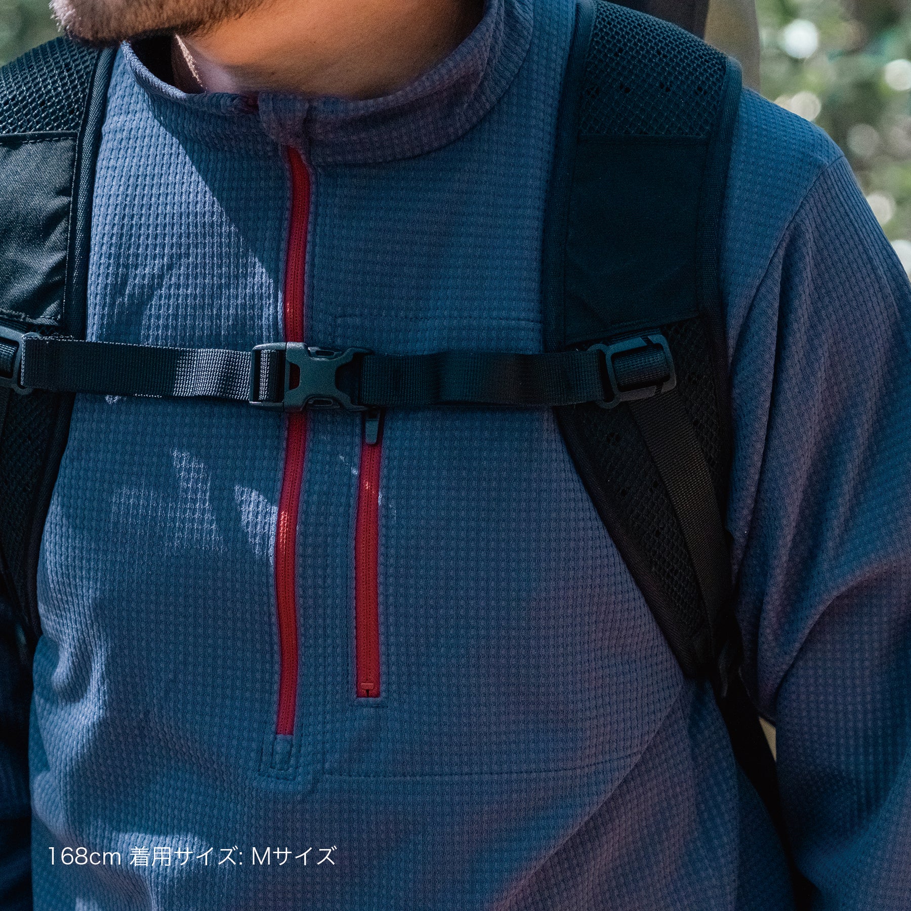 DOUBLECELL ZIP NECK L/S SHIRTS